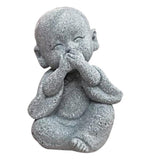 Maxbell 2x Monk Statue Small Buddha Little Monk Car Accessories Ornament