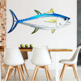 Large Metal Shark Wall Decor Art Ocean Fish Hanging Wall Sculpture E Small