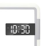 Maxbell Maxbell Modern Digital Wall Clock Decor LED Light Remote Control Clocks with Temp