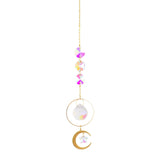 Mandala Crystal Suncatcher Hanging Reflecation Rainbow Maker Wind Chime B