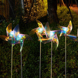 Maxbell Outdoor Windmill Lights Lawn Flowerbed Stake Light Pathway Decor Lighting