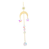 Maxbell Maxbell Crystal Suncatcher Wind Chime Home Hanging Fengshui Outdoor Decor  Style 5