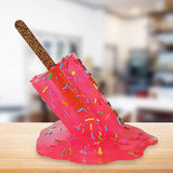 Maxbell 2x Resin Melting Ice Cream Sculpture Art Modern Home Desk Decor Ornament