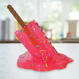 Maxbell 2x Resin Melting Ice Cream Sculpture Art Modern Home Desk Decor Ornament