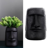 Maxbell 3x Easter Island Statue Flowerpot Succulent Pot for Home