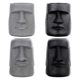 Maxbell 3x Easter Island Statue Flowerpot Succulent Pot for Home