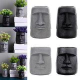 Maxbell 3x Easter Island Statue Flowerpot Succulent Pot for Home