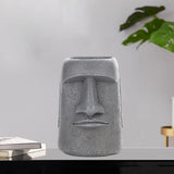 Maxbell 3x Easter Island Statue Flowerpot Succulent Pot for Home