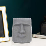 Maxbell 3x Easter Island Statue Flowerpot Succulent Pot for Home