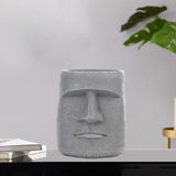 Maxbell 3x Easter Island Statue Flowerpot Succulent Pot for Home