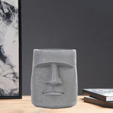 Maxbell 3x Easter Island Statue Flowerpot Succulent Pot for Home