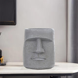 Maxbell 3x Easter Island Statue Flowerpot Succulent Pot for Home