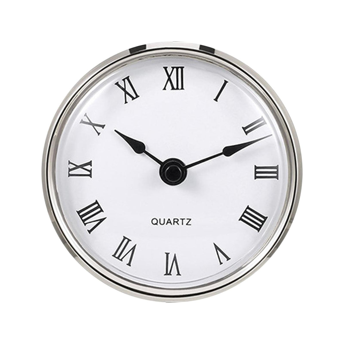 Maxbell Maxbell 80mm Insert Clock Movement Quartz Battery Fit Up 3 inch Roman Numerals