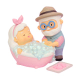 Maxbell Maxbell Creative Figurines Old Couples Micro Landscape Ornaments Decoration Gifts Bubble Bath