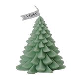 Maxbell Maxbell Christmas Tree Wax Scented Candle Creative Curve Home Decor Prop Light Green