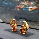Maxbell 3Pcs Funny Big Arm Lucky Cat Sculpture Home Bedroom Desktop Shop Decor Gift