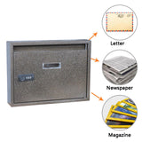 Wall Mount Mailbox Mail Box Post Letter Suggestion Box Decoration Bronze
