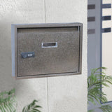 Wall Mount Mailbox Mail Box Post Letter Suggestion Box Decoration Bronze