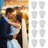 15x10 Pieces Ostrich Feathers Lightweight 25-30cm for Christmas