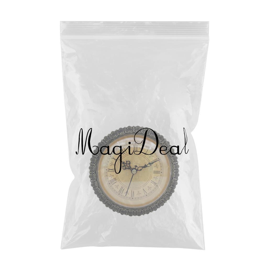 Maxbell Maxbell Large Clock Insert with Plastic Trim Quartz DIY Silent Movement for Home