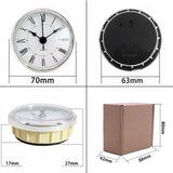 Maxbell 3x Quartz Clock Insert Digital Classic Bell Head Silent Office Home School