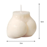 Maxbell 4xAromatherapy Candle Scented Candles Female Body Candle for Gift Living Room white