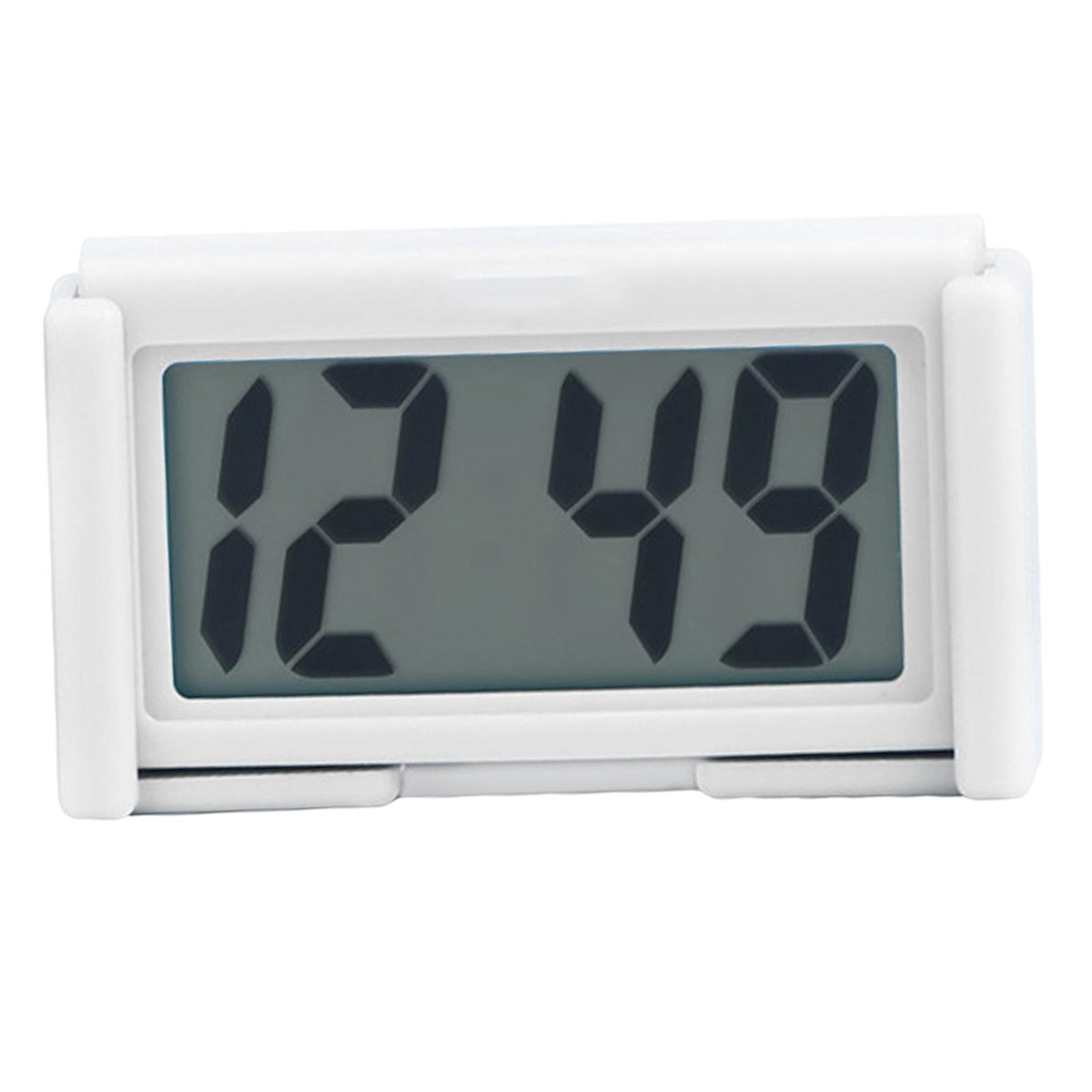 Maxbell Maxbell Mini Car Clock Self-Adhesive Bracket Vehicle Electronic Digital Clock White