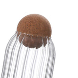 Maxbell 2x Sealed Glass Storage Bottle Jars with Cork Lid Seal Cans Coffee Tea