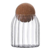 Maxbell 2x Sealed Glass Storage Bottle Jars with Cork Lid Seal Cans Coffee Tea