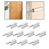 10x Cabinet Latches Push to Open Touch Buffer Kitchen Cupboard Plastic head