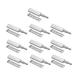 10x Cabinet Latches Push to Open Touch Buffer Kitchen Cupboard Plastic head