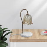 Electric Candle Warmer Wax Burner Warmer Candle Melting Lamp UK White Base