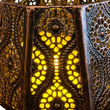 Maxbell 2 Pieces Handmade Iron Candle Holder Hollow Gifts Christmas Decor