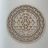 Maxbell 2xSri Yantra Wall Decor Spiritual Gift Sacred Geometry for Zen Meditation Yoga