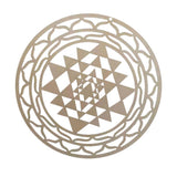 Maxbell 2xSri Yantra Wall Decor Spiritual Gift Sacred Geometry for Zen Meditation Yoga
