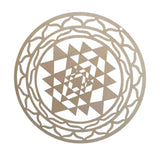 Maxbell 2xSri Yantra Wall Decor Spiritual Gift Sacred Geometry for Zen Meditation Yoga