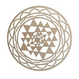 Maxbell 2xSri Yantra Wall Decor Spiritual Gift Sacred Geometry for Zen Meditation Yoga
