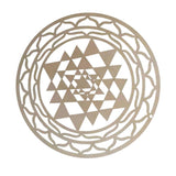 Maxbell 2xSri Yantra Wall Decor Spiritual Gift Sacred Geometry for Zen Meditation Yoga