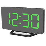 Maxbell Maxbell Electronic LED Digital Alarm Clock Mirror Surface for Table Baby Room Home