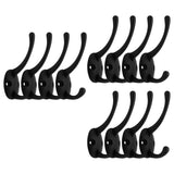 Maxbell Maxbell 12 Pieces Metal Wall Mounted Hooks Retro for Bathroom Hanging Home Decor