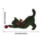 Maxbell 2x Hanging Animal Wreath Mounting Handmade Plastic for Party Front Doors