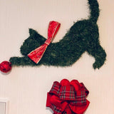 Maxbell 2x Hanging Animal Wreath Mounting Handmade Plastic for Party Front Doors