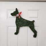 Maxbell 2x Hanging Animal Wreath Mounting Handmade Plastic for Party Front Doors