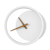 Maxbell Maxbell Minimalist Clock Wall Light Wall Art Decor for Home Office Decor White