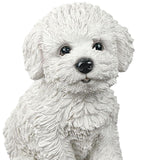 Maxbell 2Pcs Creative Dog Figurine Statues Collection for Desktop Office Living Room