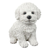 Maxbell 2Pcs Creative Dog Figurine Statues Collection for Desktop Office Living Room