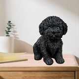Maxbell 2Pcs Creative Dog Figurine Statues Collection for Desktop Office Living Room