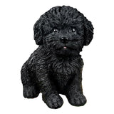 Maxbell 2Pcs Creative Dog Figurine Statues Collection for Desktop Office Living Room