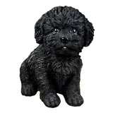 Maxbell 2Pcs Creative Dog Figurine Statues Collection for Desktop Office Living Room