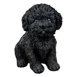 Maxbell 2Pcs Creative Dog Figurine Statues Collection for Desktop Office Living Room
